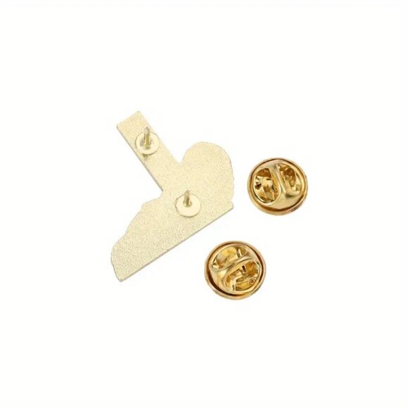 Jesus‎ I Saw That Funny Enamel Pin Brooch New Sarcastic Colorful Gold tone - Picture 4 of 4